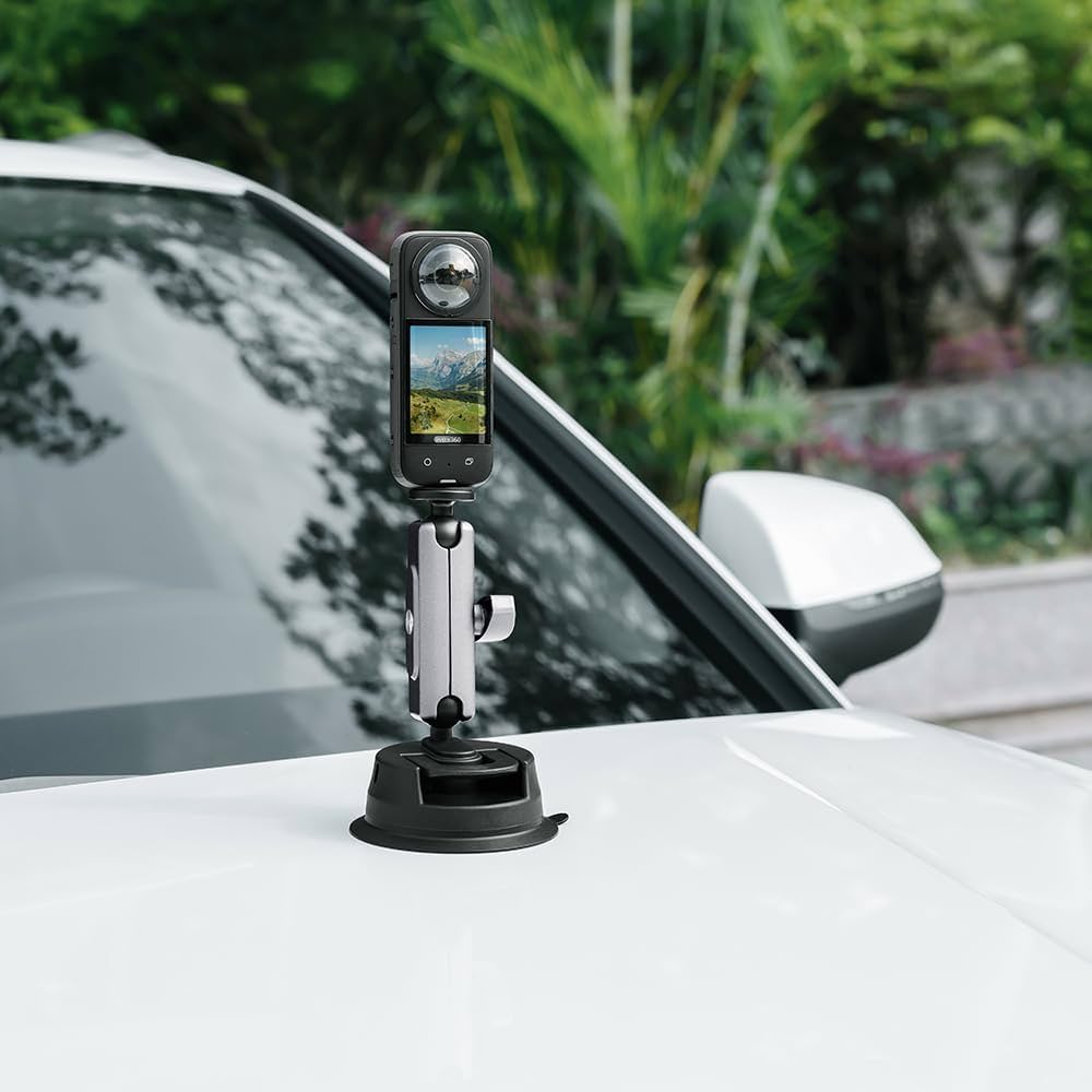 Amazon | mauxs GoPro用 アルミニウム合金製 強力吸盤マウント